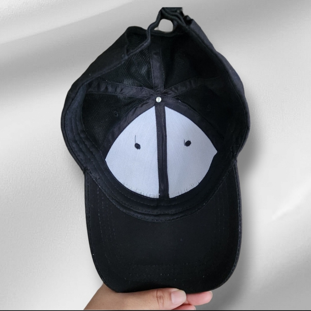 Women's Black Caps with Love and Flamingo Design Handmade-Personalized - Picture 6 of 8